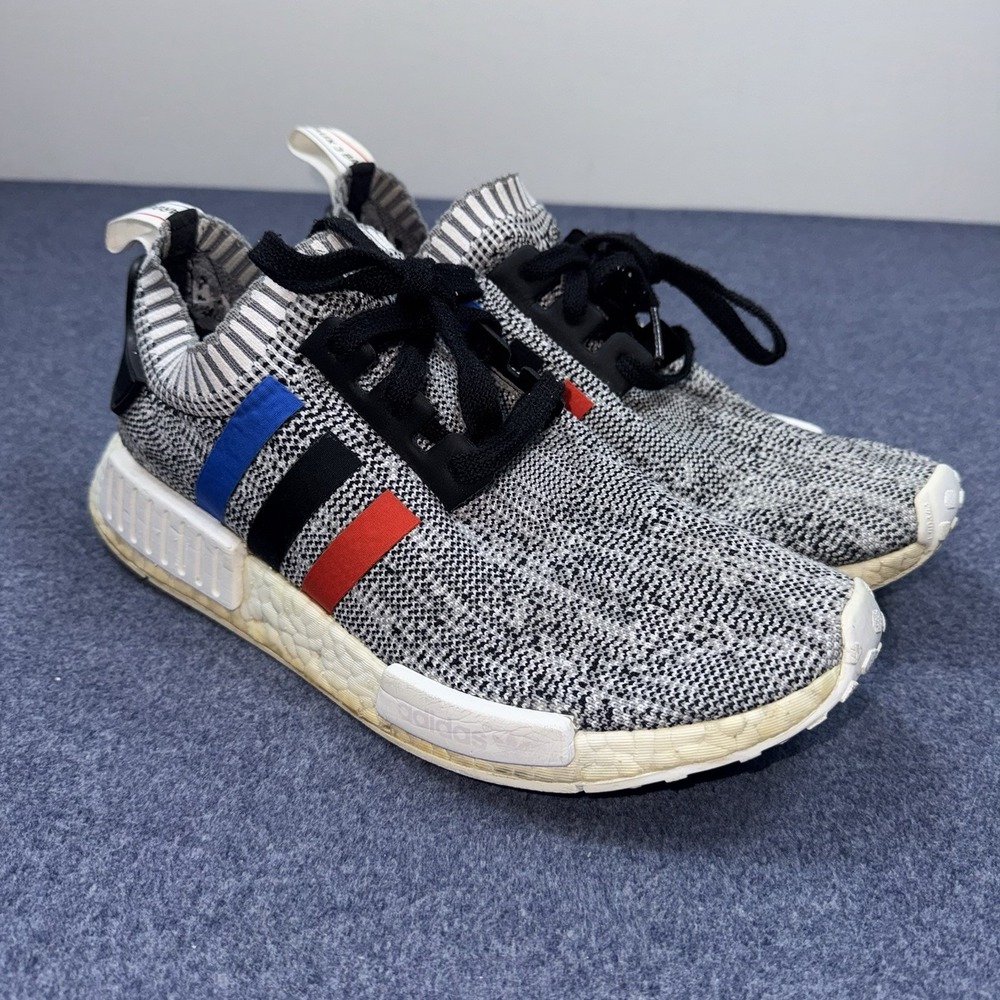 Adidas NMD_R1 PK Tri Color White PK Size 9 Primeknit Black Samba Tokyo